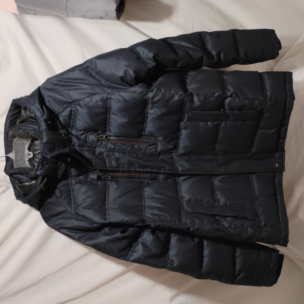 (X-82) Hawke & Co. Harrison Quilted Puffer Duck Down Feathers Blend Winter Coat